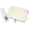 Блокнот MOLESKINE CLASSIC EXPANDED LARGE нелинованный, синий сапфир QP062EXPB20