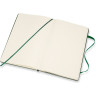 Блокнот MOLESKINE CLASSIC Large, нелинованный, зелёный QP062K15