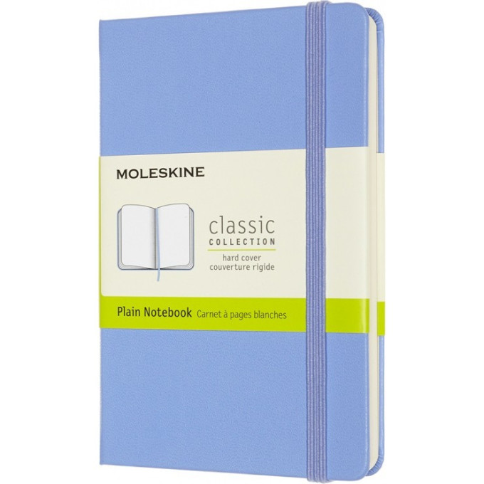 Блокнот MOLESKINE CLASSIC POCKET нелинованный, голубая гортензия QP012B42