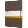 Блокнот MOLESKINE Classic Soft Large, линейка, коричневый QP616P14
